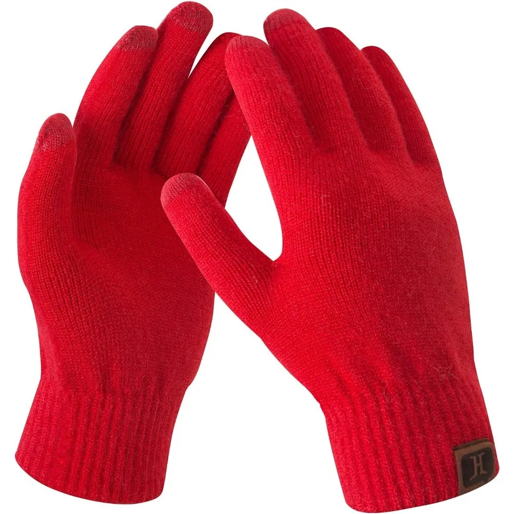 

Women's Winter Touchscreen Wool Magic Gloves Warm Knit Fleece Lined for Women