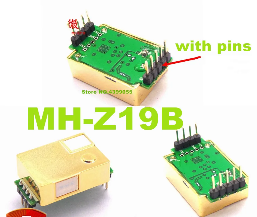 MH Z19 MH-Z19B MH-Z19  0-5000PPM  with/without pins