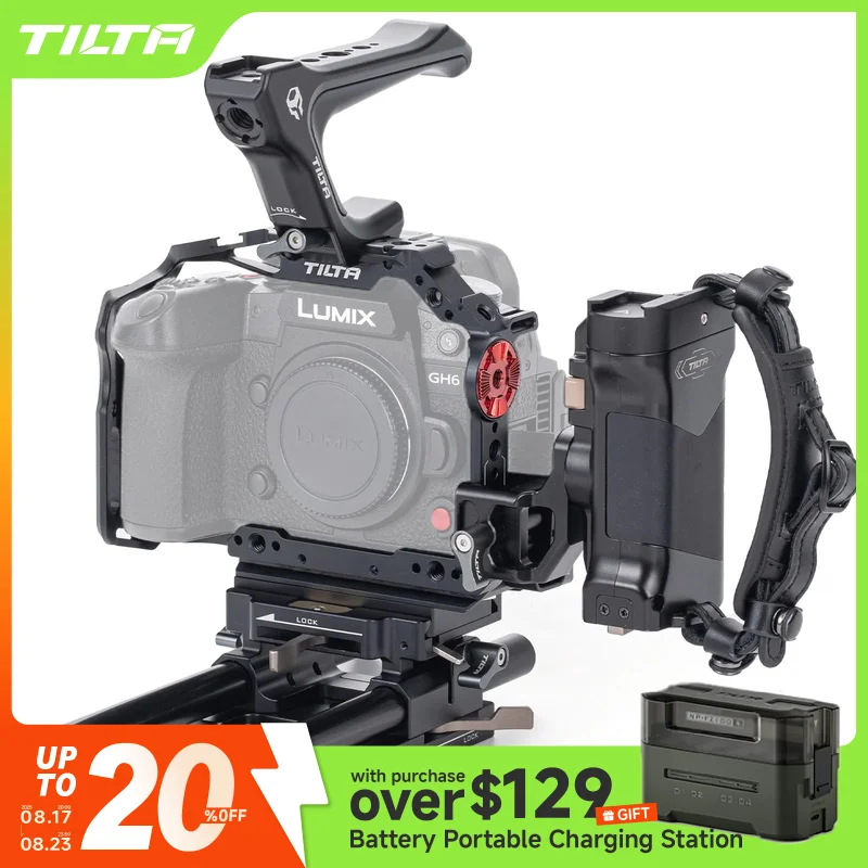TILTA for LUMIX GH6 GH7 TA-T15-B-B Full Camera Cage for Panasonic GH6 GH7 Pro Kit SLR Micro Single Camera Accessories Protection