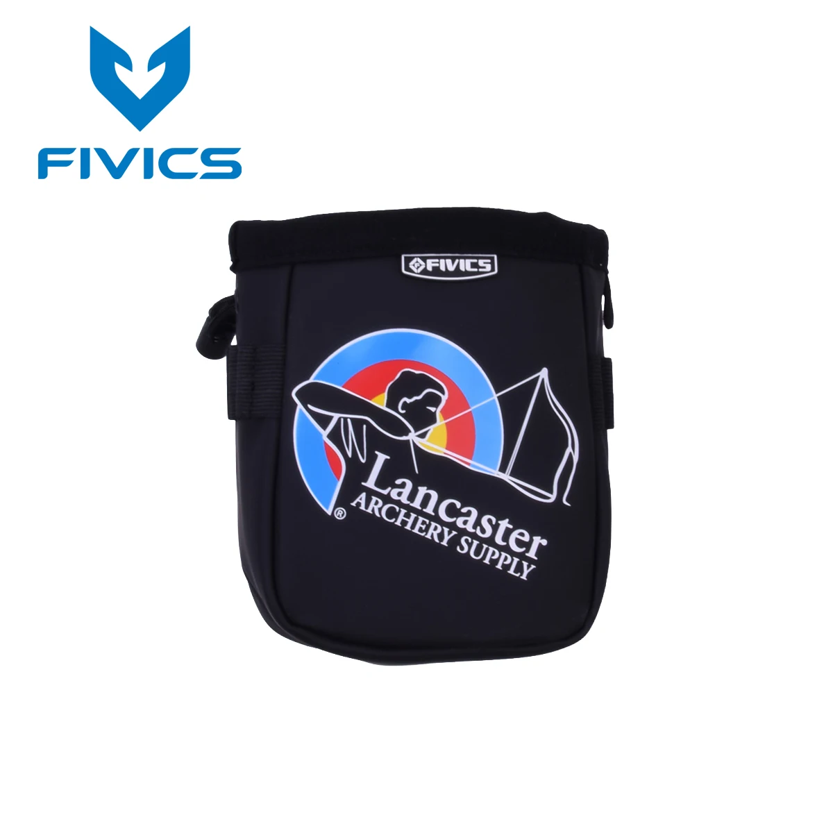 FIVICS LANCASTER Bolsa de Almacenamiento para Dedos de Tiro con Arco, Negra, Accesorios de Tiro con Arco Profesionales