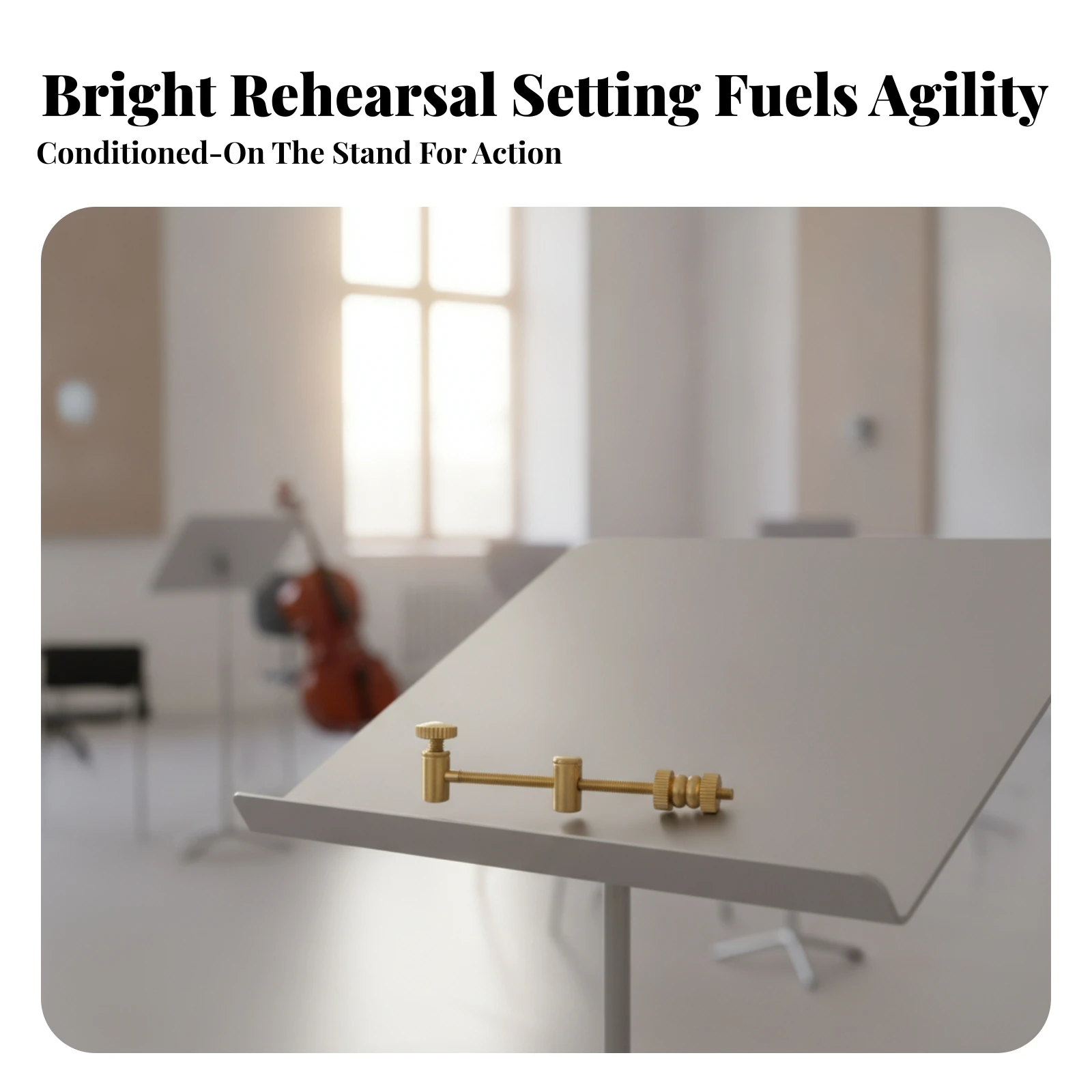 Trumpet Slide Adjustment Rod Copper Trumpet Slide Trigger Stop Rod Nut Screw Instrument Accessory Non-Slip Sturdy