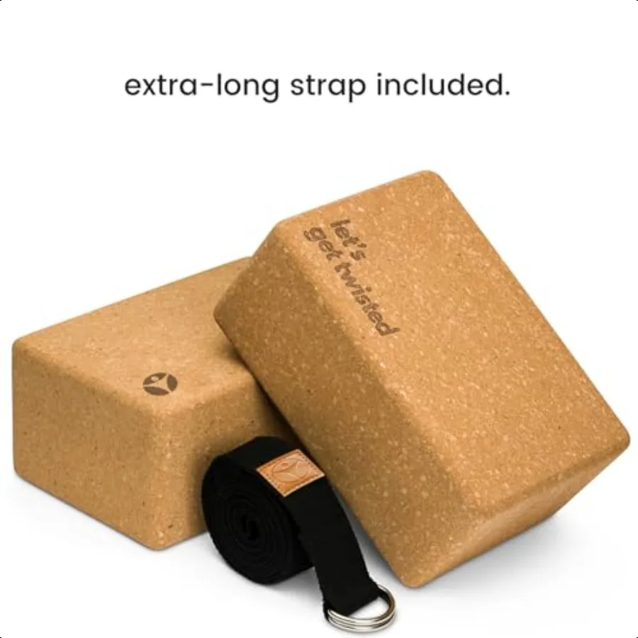Premium Cork Yoga Blocks Extra Large Yoga Block 2Pack or Extra Tall 1Pack for Iexible Yogis Natural HighDensity Cork for erior