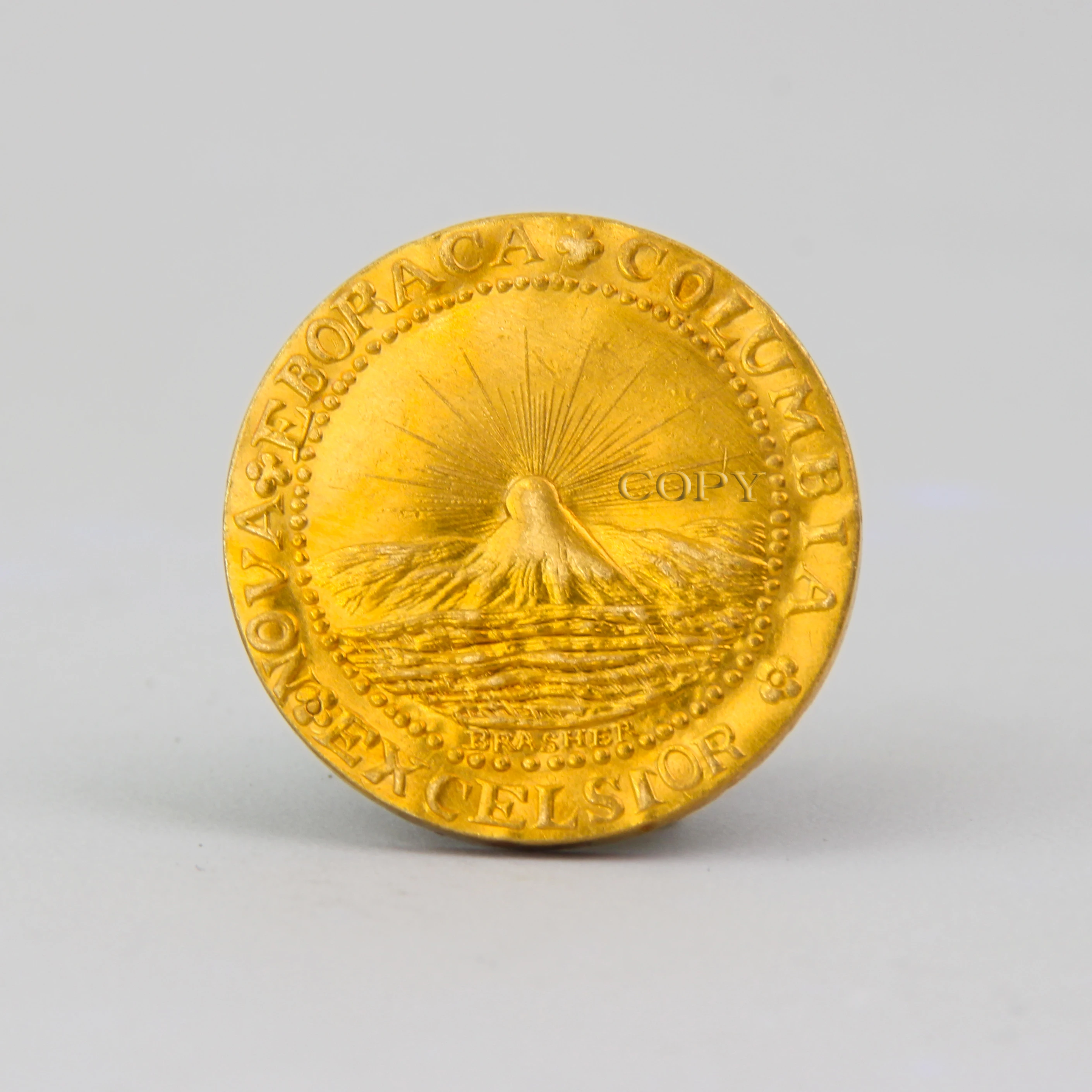 US 1787 New York Gold Coin Eagle Brasher National Geographic Original Replica Collection Replica Coins