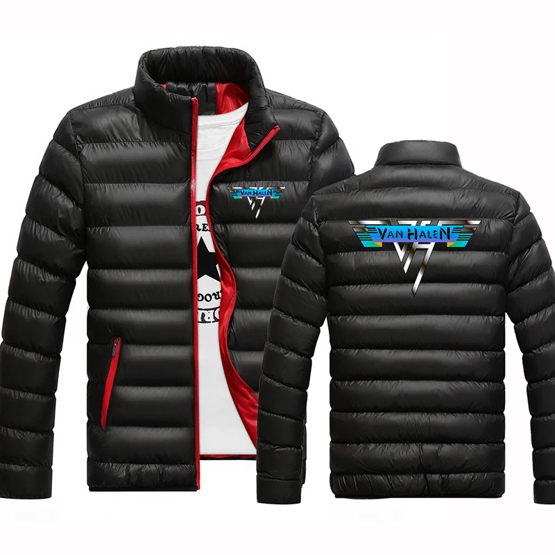 

2024 Men Printing New Van Halen Autumn and Winter Warm High Quality Comfortable Leisure Four-Color Cotton Jacket Hoodie Tops