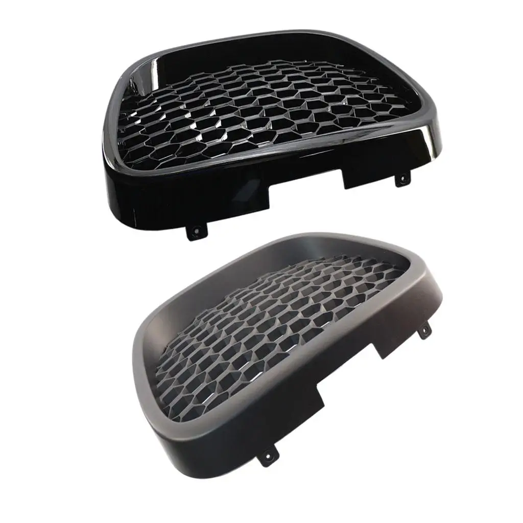 Car Front Honeycomb Grill Grille Protector for Seat Leon MK2 1P1 2006-09 Racing Mesh Honeycomb Grills Cover Car Accessories