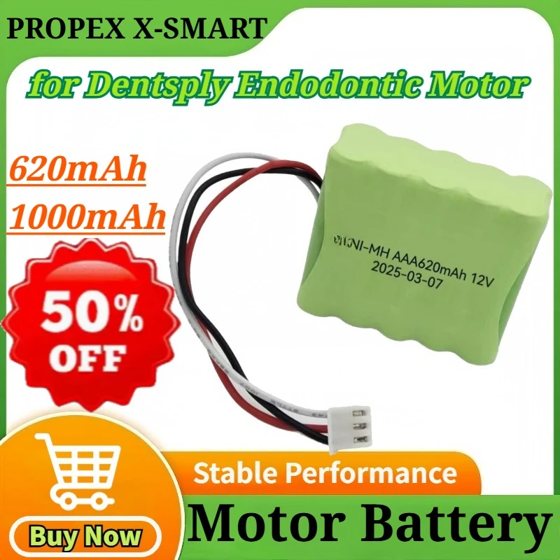 

620mAh/1000mAh Rechargeable Battery for Dentsply PROPEX X-SMART Endodontic Motor Domestic and Imported Versions Available