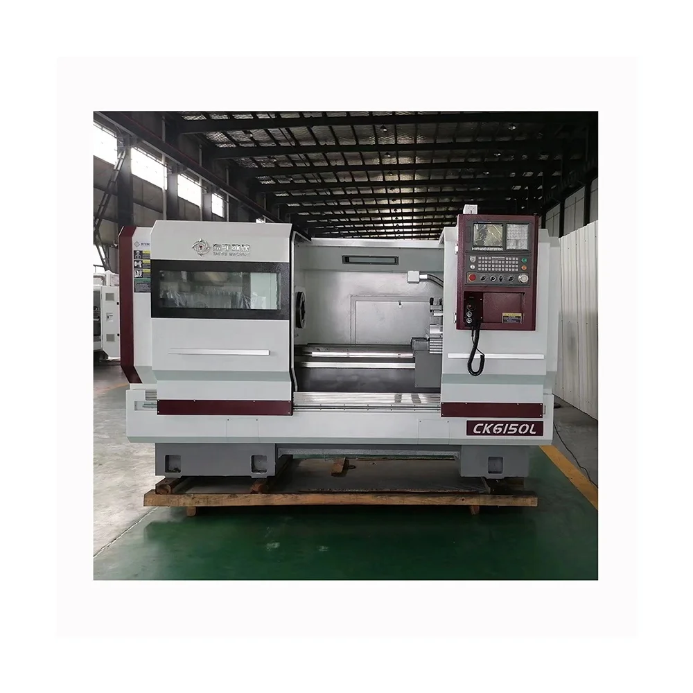 Flat Bed Hine Price Hiah Quality Ck6150 Cheap Cnc Horizontal Lathe Metal Manufacturing Plant Single Provided Gearbox 82