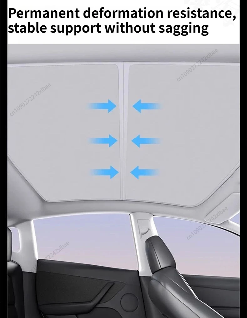 Sunshade For GAC AION V Plus (2024-2026) & AION S Plus (2025-2026) – Non-Sunroof Sky Screen Shade, UV Protection Exterior Parts