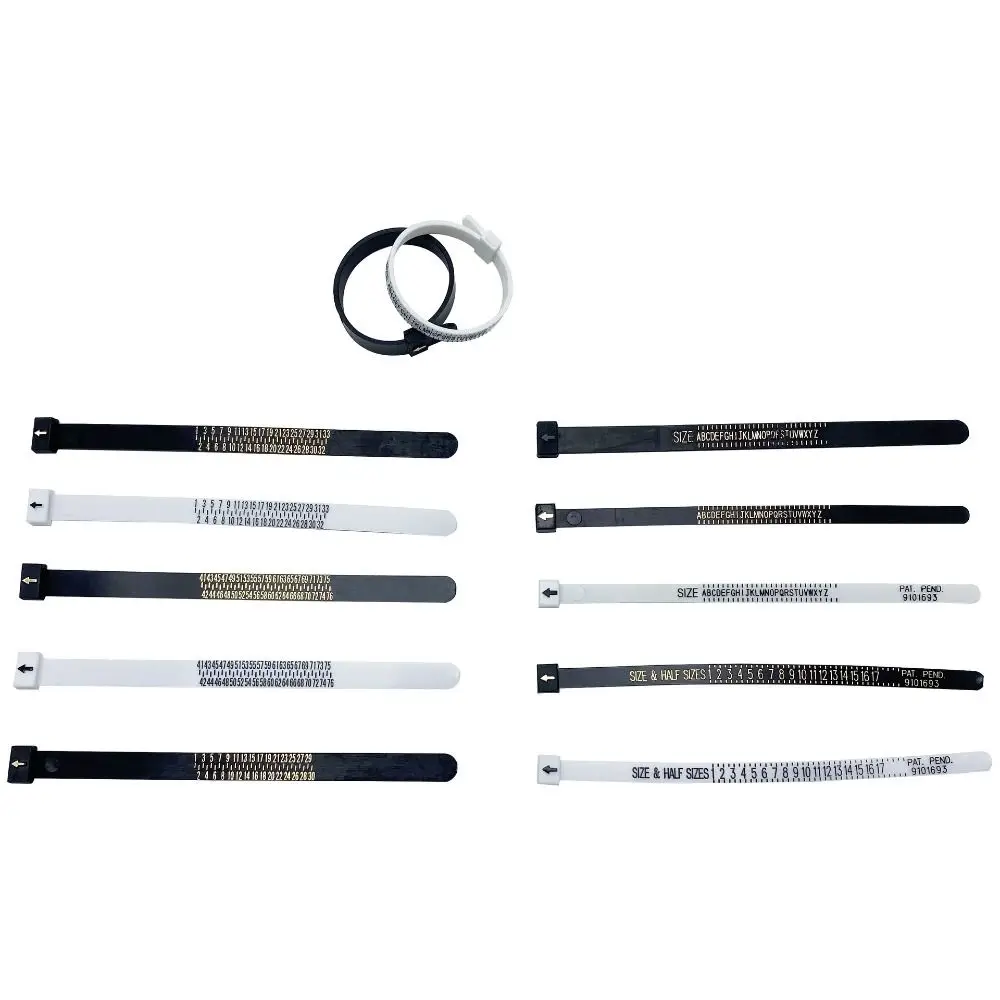 

Accurate Measurement Ring Measuring Tape Easy Operation Portable Ring Measuring Band UK/US/EU/HK/Korean/Japanese Size