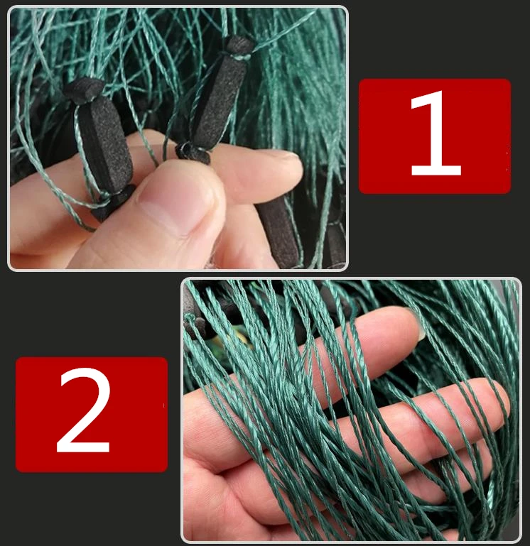 Monofilament Three Layers Gillnet, Outdoor Catch Fishing Net, Sticking Network, Hunting Screen Float Net