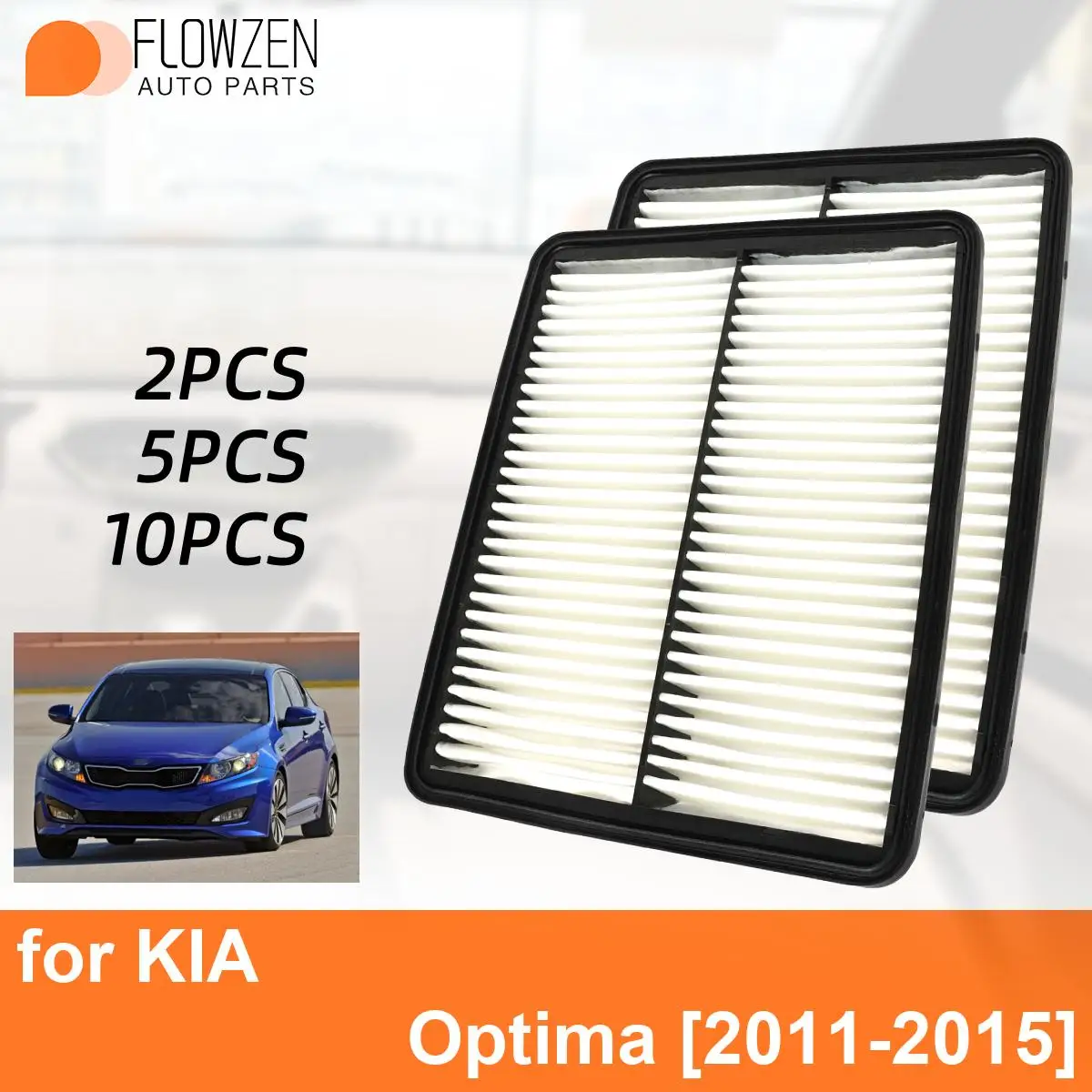 Car Cabin Air Filter for KIA Optima 2011-2015 Auto Filters Carbon Fiber CA10881 28113-2P100 28113-3S100