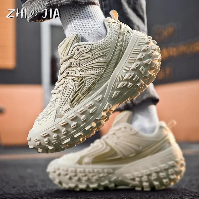 Hot Selling NEW Tires Thick Soled Dad Shoes Men\'s Outdoor Fitness Jogging Footwear Women\'s Casual Fashionable Sports Shoes 36-44