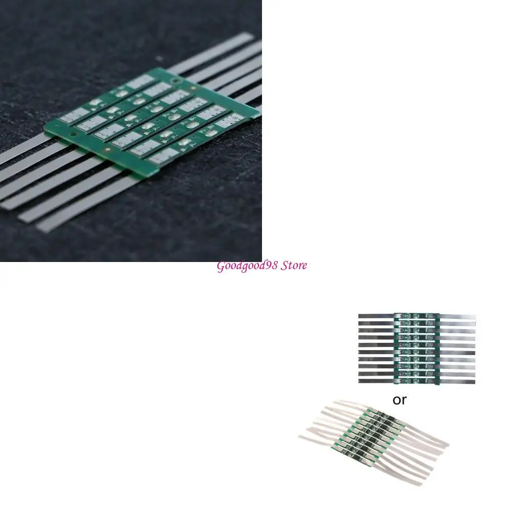 10 PCS/Lot Lithium Li-Ion for Protection Board with Nickel Strip Welding