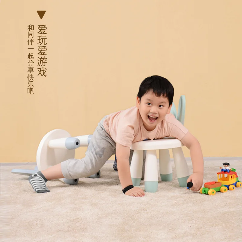 2025 كرسي أطفال صغير طفل أرنب البراز الكرتون مقعد صغير أرنب منخفض البراز الطفل الظهر