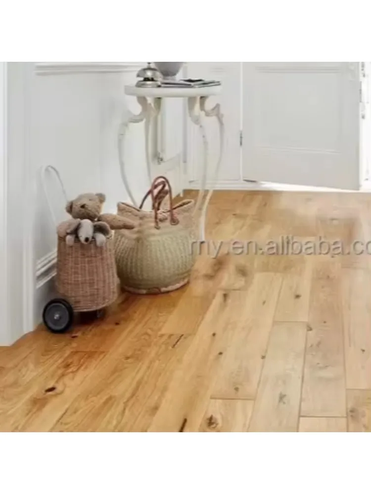 Versión personalizada paneles de madera anchos multicapa, suelos de madera de roble