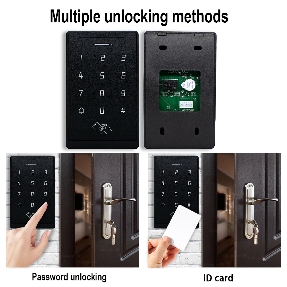 Wireless Touch Code Door Opener ID Card Code Door Opener Encoding For Card Reader Door Access Control System Door Lock Opener