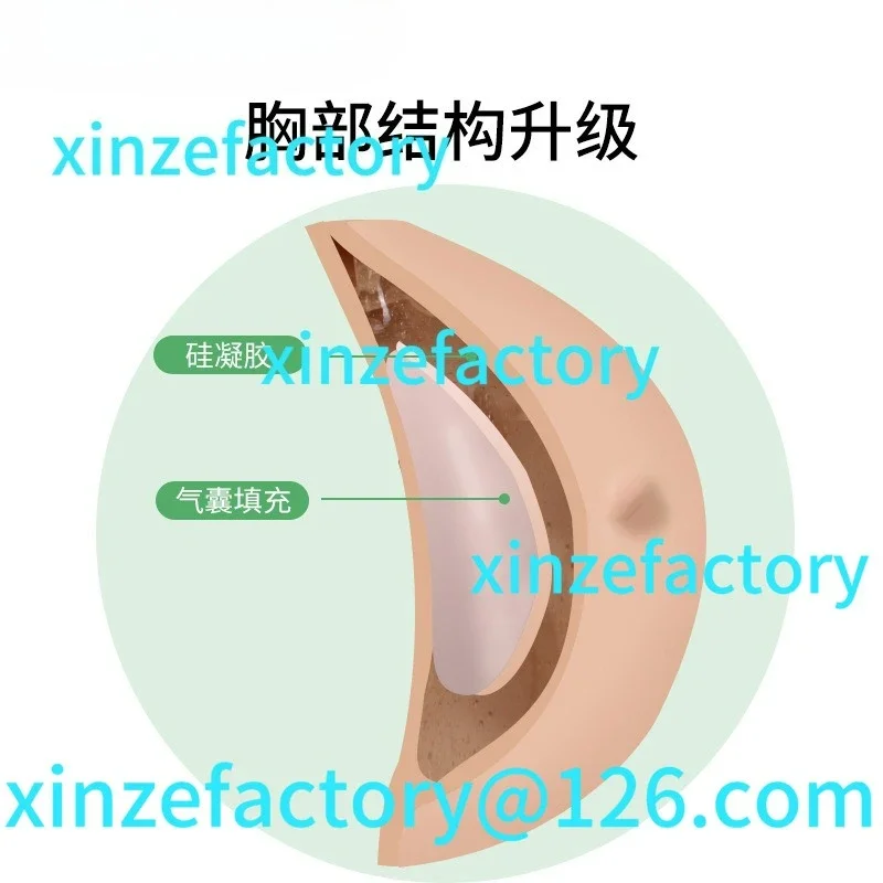 Customizable short breast prosthetic breast fake lady fine makeup
