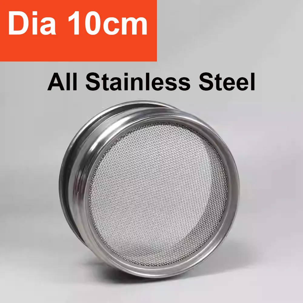 Dia 10cm  Standard Laboratory Test Sieve 304 SUS filter mesh Sampling Inspection Pharmacopeia sieve 4pcs/set