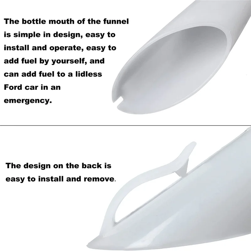 8U5A-17B068-AD Kraftstoffeinfülltrichter für Ford Focus F150 Mercury Lincoln, Kraftstofftank-Einfüllhülse – 2er-Pack
