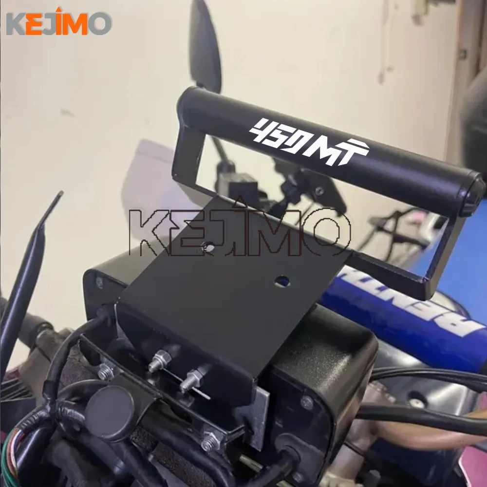 

2024 2025 CF450MT FOR CFMOTO 450 MT MT450 IBEX450 Motorcycle Mobile Phone Holder GPS Navigation Mounting Extension Bracket 2026