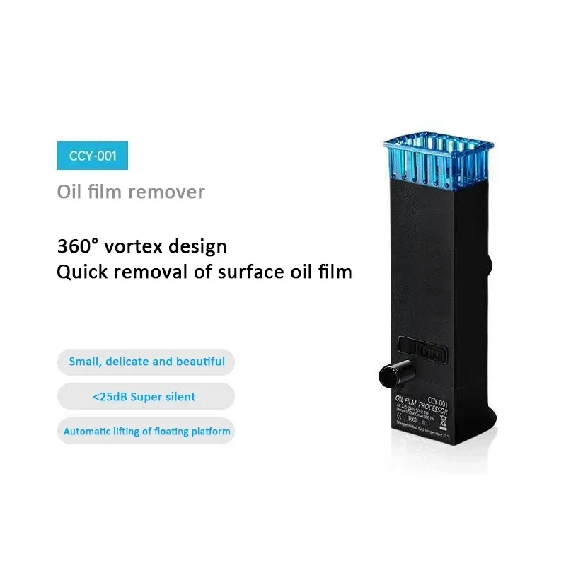 

Aquarium Oil Remover 3W Surface Skimming Oil Filter Mini Silent Oil Film Processor Removal Tool Fish Tank Filtration 220-240V