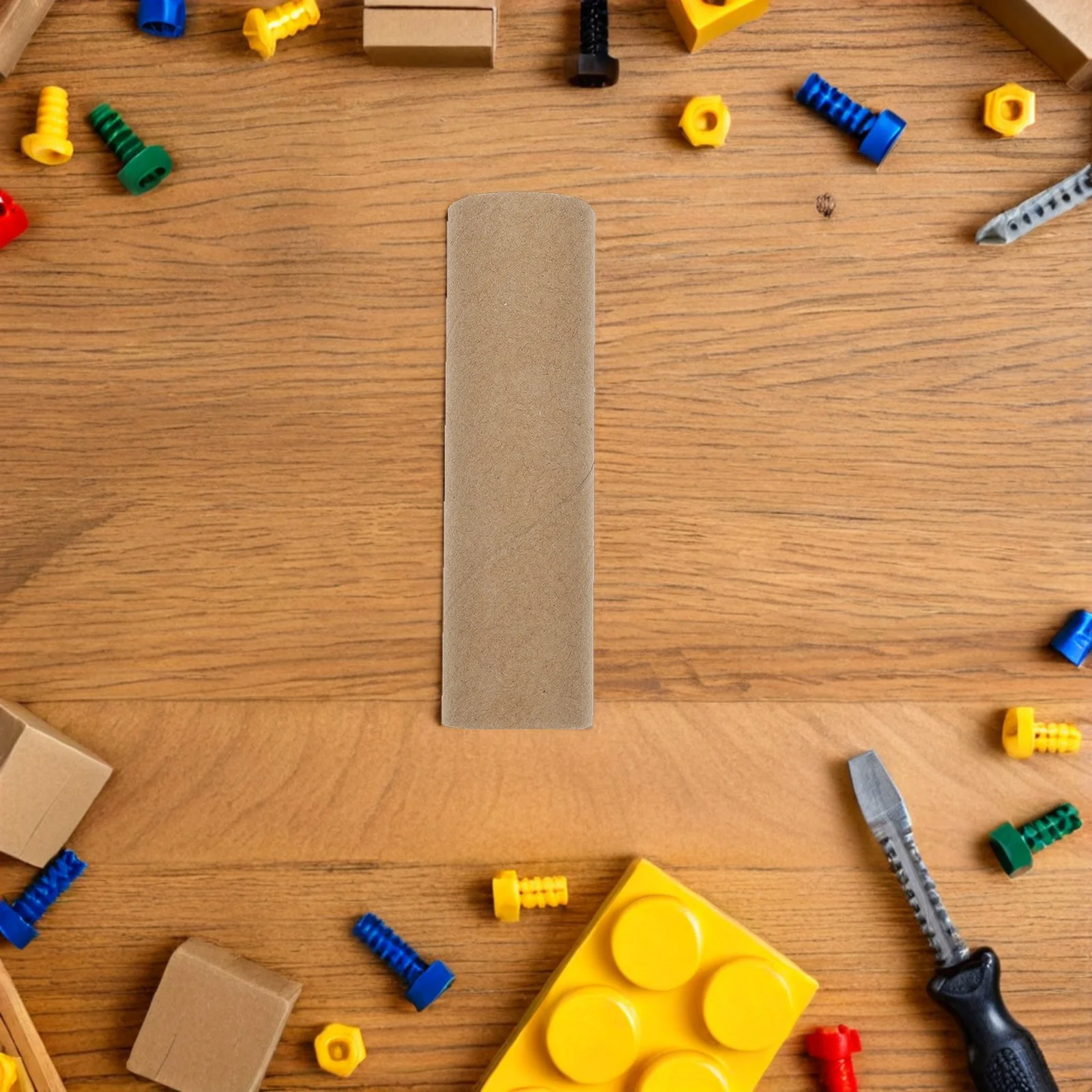 15Pcs Round Kraft Paper Tubes Paper Rolls Sturdy Cardboard Tubes for Craft Making School Home DIY Cardboard Tube