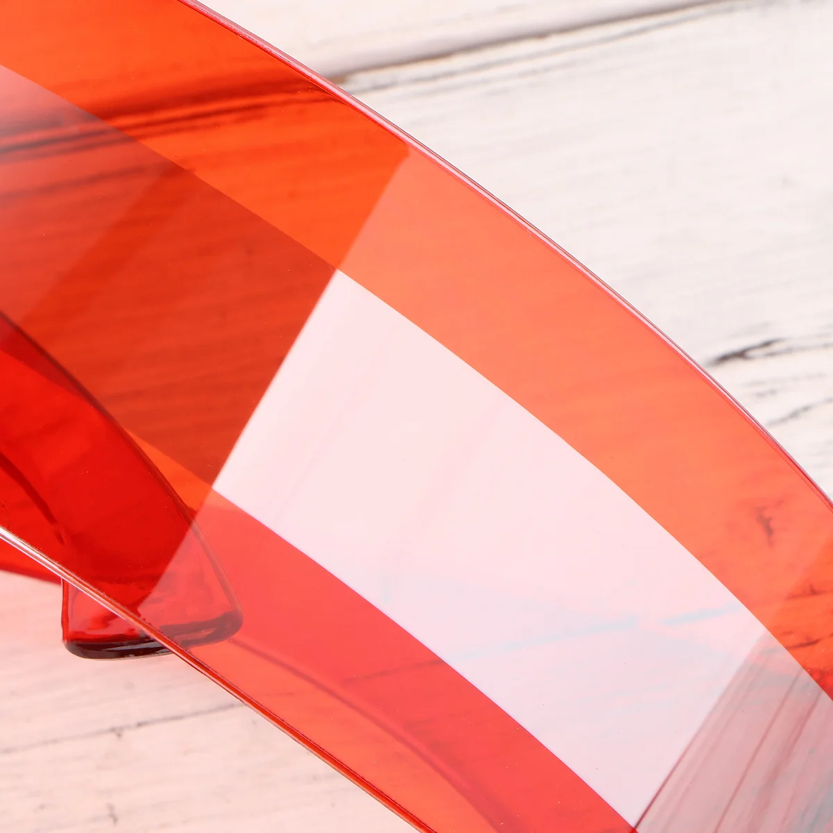 قطعتان من نظارات الرقص البلاستيكية المتينة، عصابة رأس ملونة خفيفة الوزن وحفلات المهرجانات، دعامة زجاجية مضحكة للاستخدام للبالغين، زجاج حفلات الرقص #1