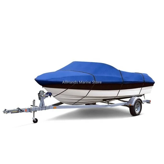 Customized High Quality Rain Snow-Waterproof UV Resistant 600D Oxford Boat Cover