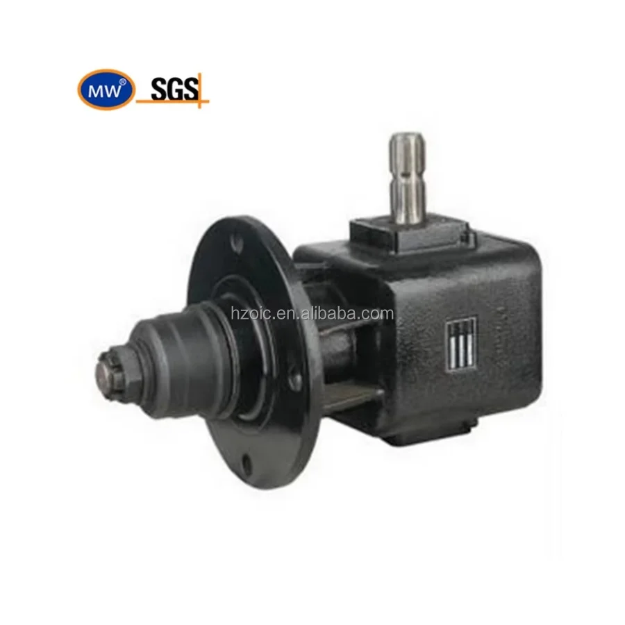 70HP Cone Base Aequilate Spline Shaft Agricultural Gearbox for 90 Degree Farm Pto Tractor Slasher Rotary Tiller