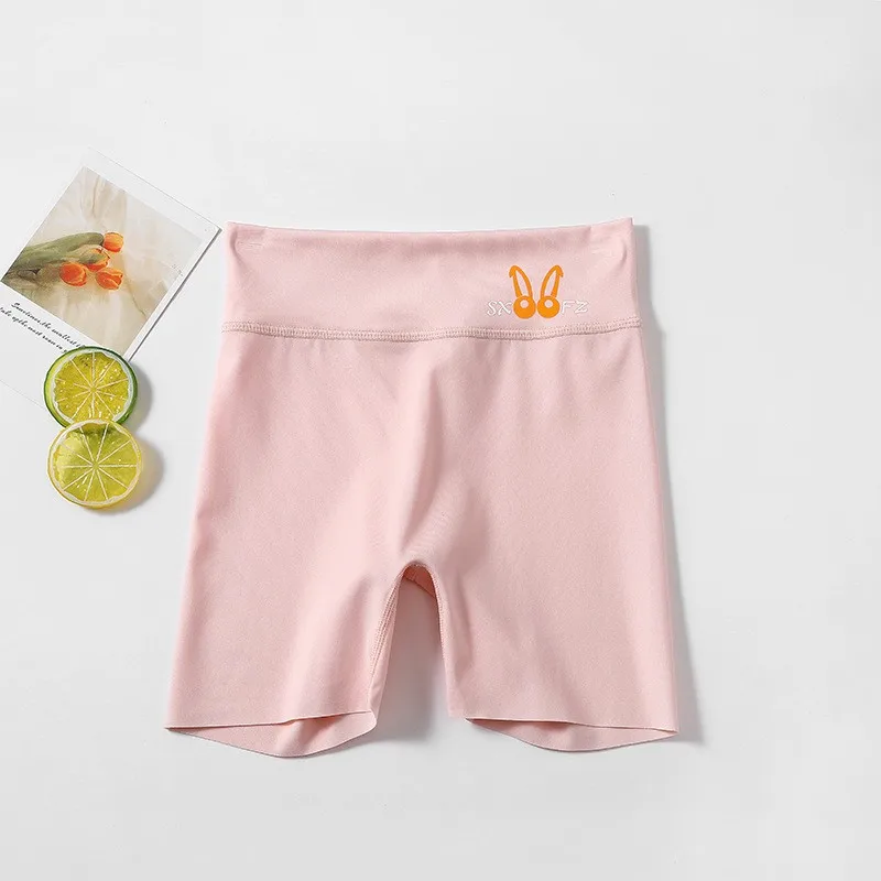 Summer Kids Ice Silk Seamless Shorts Solid 3-Point Kids Girl Shark Shorts Design High Elastic Yoga Safety Pants for Children image 4
