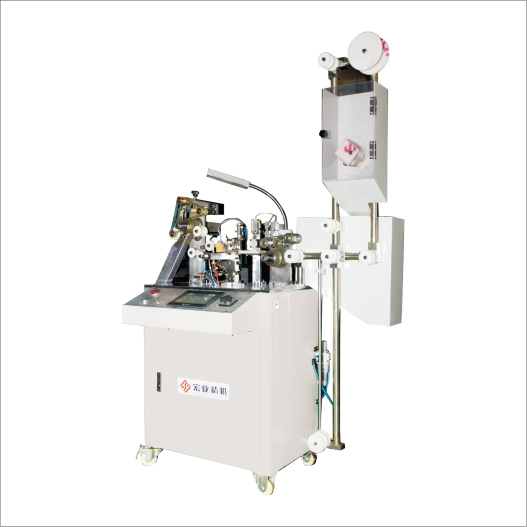 ZYN Automatic No-Slider Zipper Making Machine for Nylon/Plastic Core Motor Components 220V 50/60Hz 1 Year Warranty