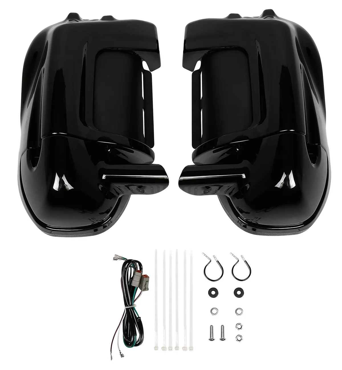 Lower Vented Fairing Speaker Glove Kit Fit For Harley Touring Road King FLHR Street Electra Glide 1983-2013 Motorcycle
