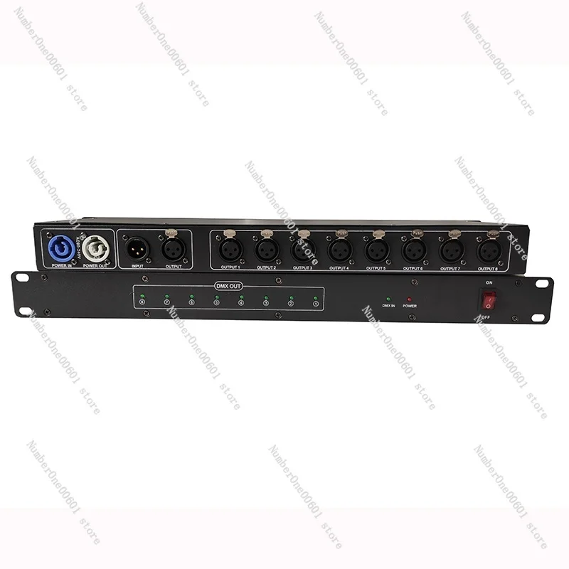 

Signal Amplification Stage Lighting for DMX512 8-channel Optoelectronic Isolation Amplification and Enhancement Distributor