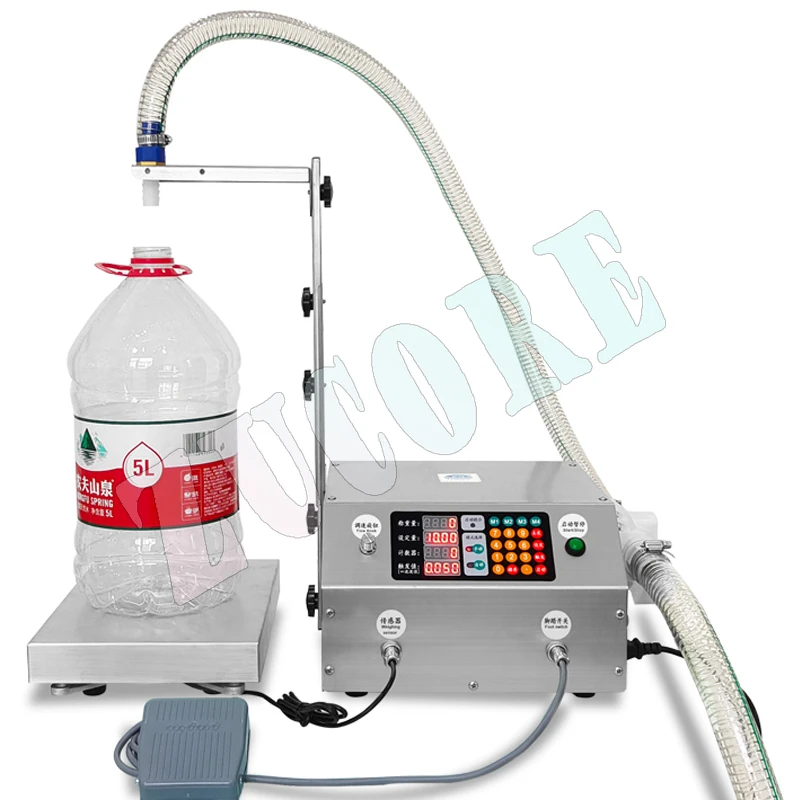 CSY-L36 Large Flow Weighing Type Fully Automatic Quantitative Liquid Laundry Liquid Edible Oil Filling Machine