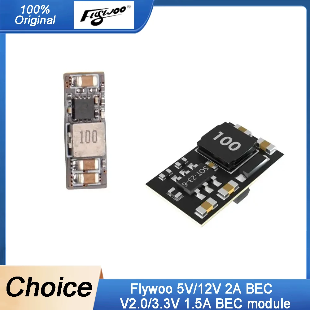 Flywoo BEC V2.0 - 5 V/12 V 2 A e 3,3 V 1,5 A per FPV Drone fai da te (fotocamera/VTX/controller di volo)