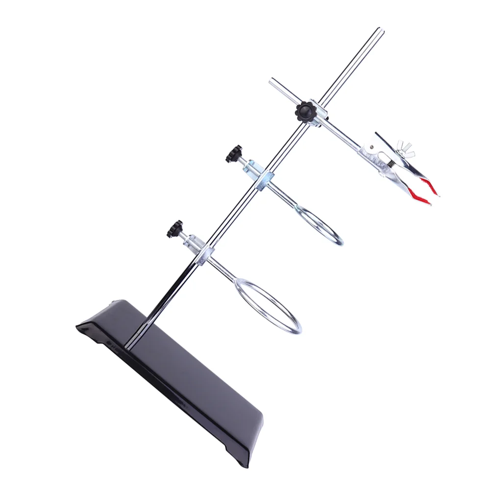 Experimental Bench Iron Stand Lab Flask Clamp Teaching Instrument Funnel Rack Laboratory Metalware Clamps Test Tube Holder