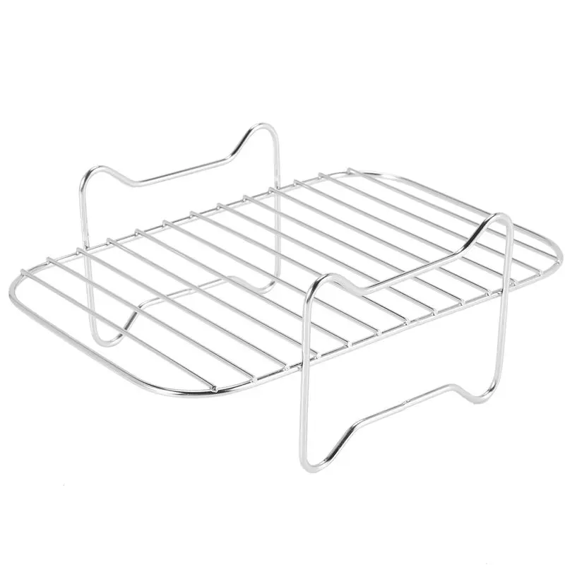 Air Fryer Rack For Ninja DZ201/DZ401 Foodi Accessories Stainless Steel Multi-Layer Stackable Dehydrator Rack Limited Time Offer