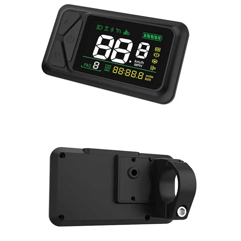 E-Bike Display 36V 48V 60V E-03N LCD Display 5 Pin Elektrische Roller Smart LCD farbe Bildschirm Meter Mit SM Stecker