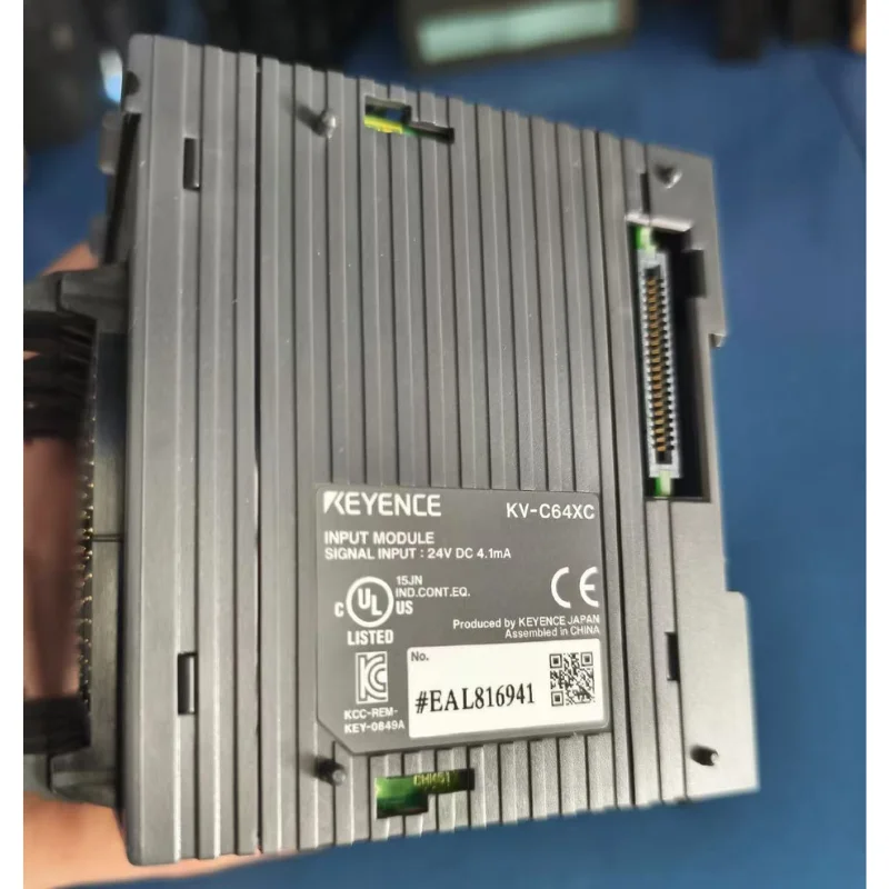 Módulo PLC de segunda mão KV-C64XC teste OK em estoque, entrega rápida