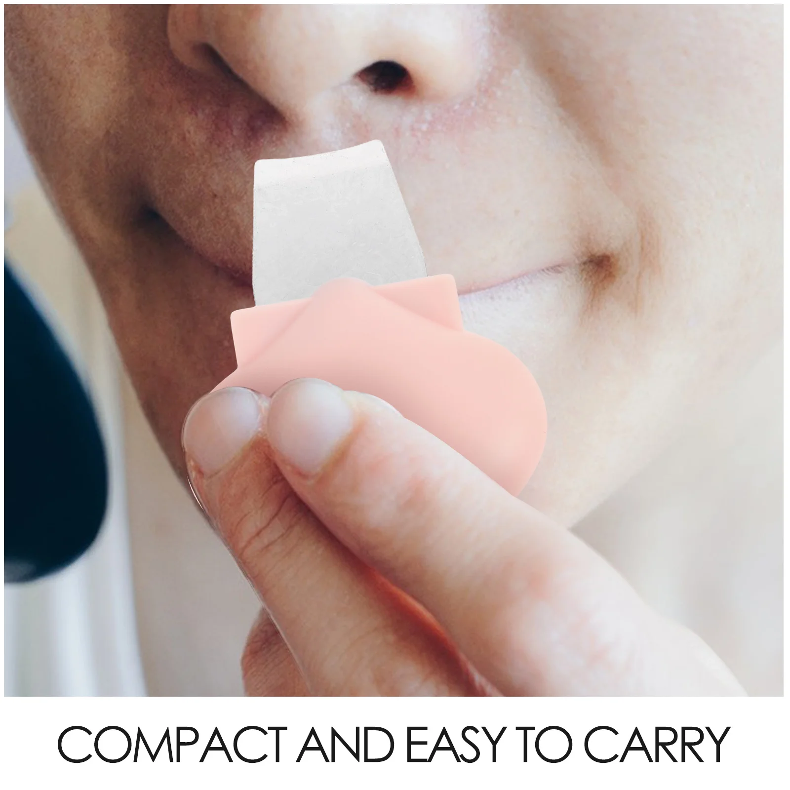 Mini strumento per la rimozione di punti neri Detergente manuale per pori per viaggi a casa Scrubber per ufficio Scrubber per il viso Esfoliante