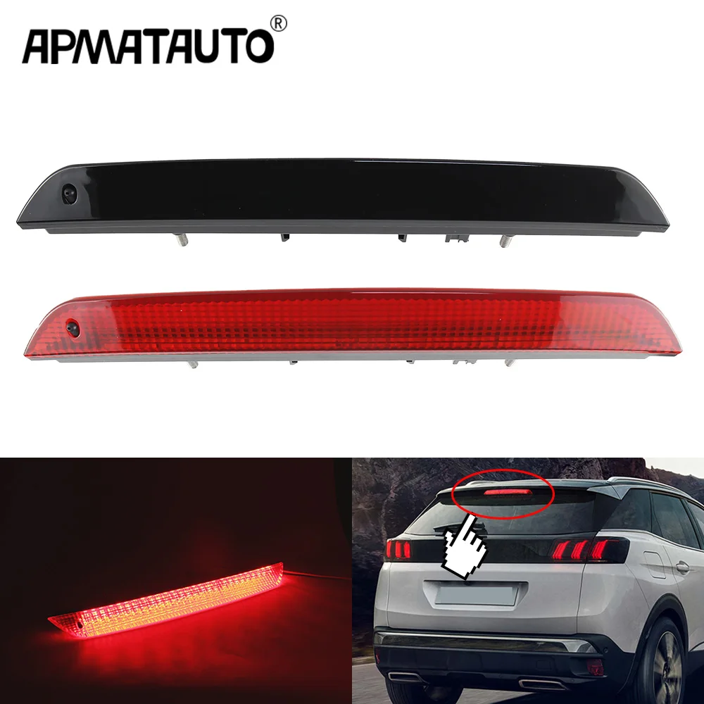 1pc Led High Level Third Additional Brake Lights 9600412680 6351LX For Peugeot 2008 308 SW II 508 SW Citroen C4 Picasso II DS6