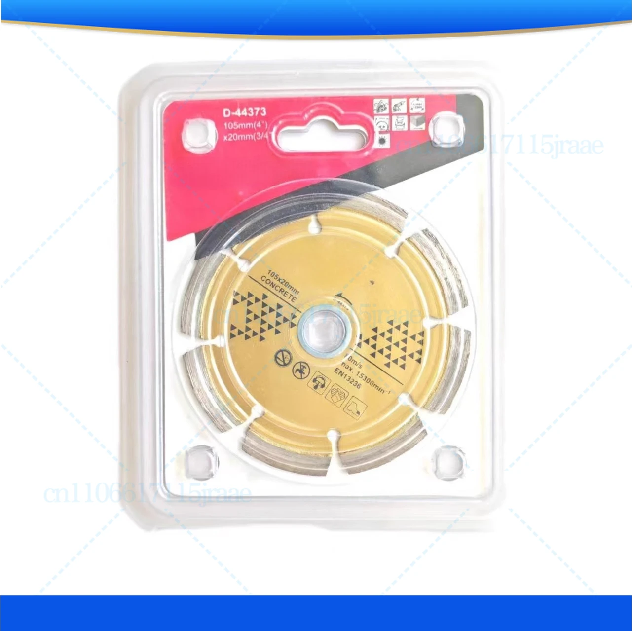 

Для Makita оригинальное режущее полотно для камня, лезвие для сухой резки, сегментарное лазерное полотно 105 мм D-44373