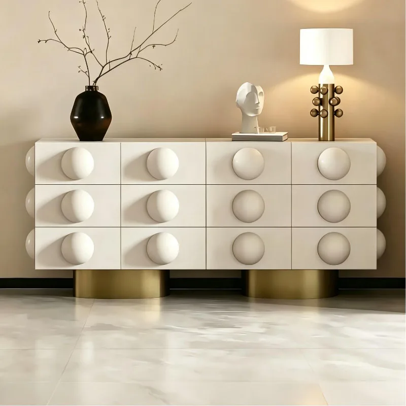 Practical Modern Living Room Cabinet Elegant Decorative Storage Cabinet Simple Vintage Meuble Salon Living Room Furniture