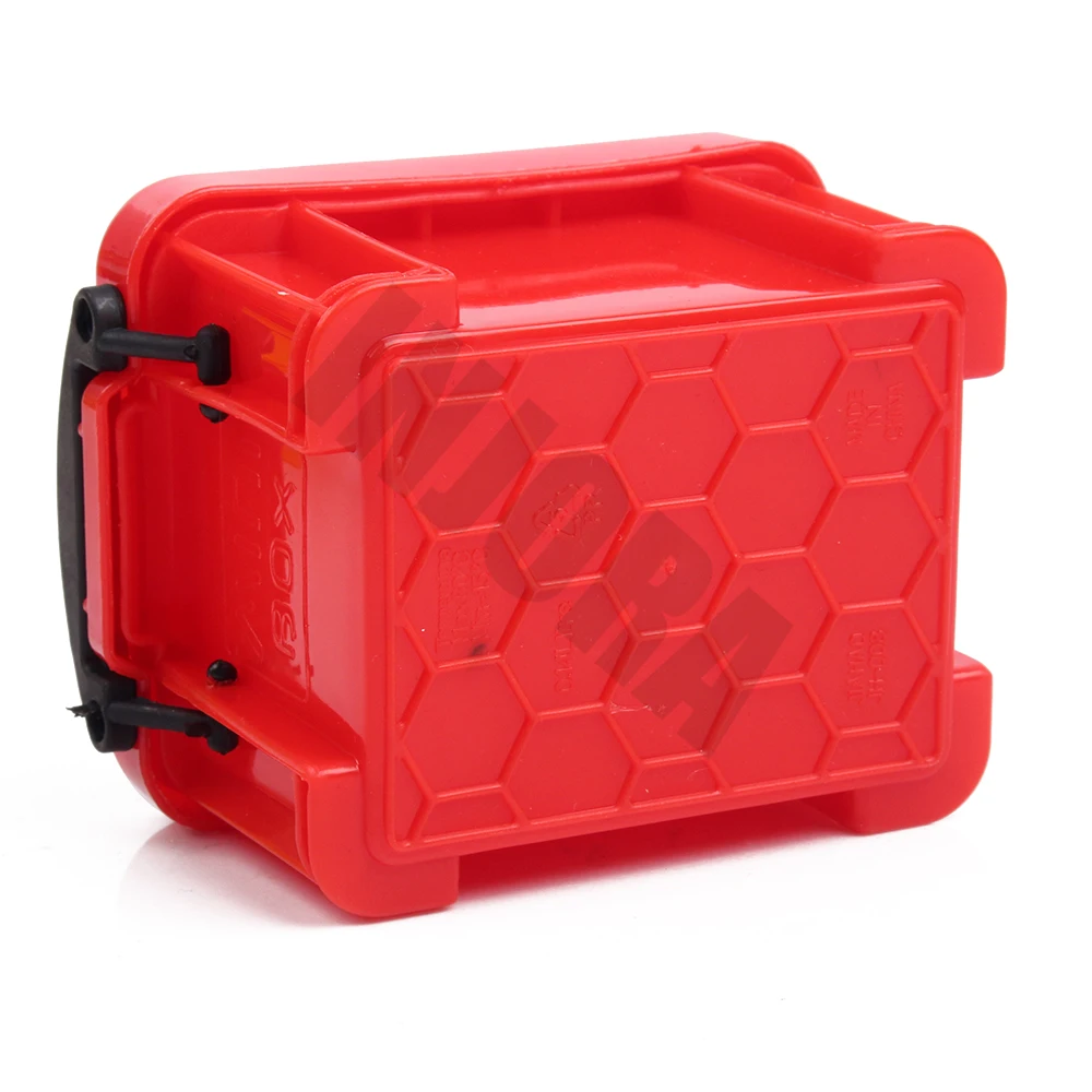 1PCS Yellow/Red Plastic Scale Storage Box Tool for 1:10 RC Rock Crawler Accessories TRX4 Axial SCX10 90046 Decoration