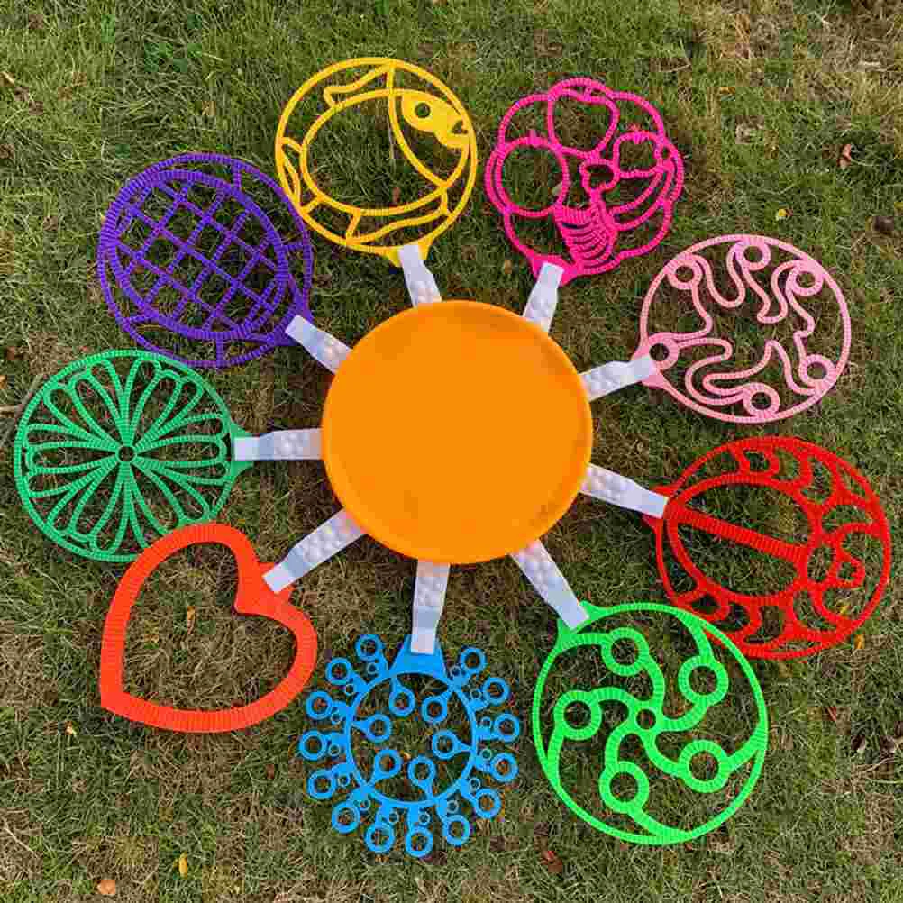 Children Outdoor Blowing Bubble Blower Jumbo Giant Bubble Set Creative Large Bubble Ring Toys  Bubble Maker Toys Bubble Wand for