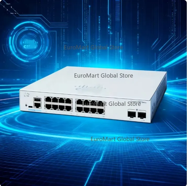 C1300-16T-2G 16-Port Gigabit Managed Network Switch C1300-16T-2G  in Stock Factory Price