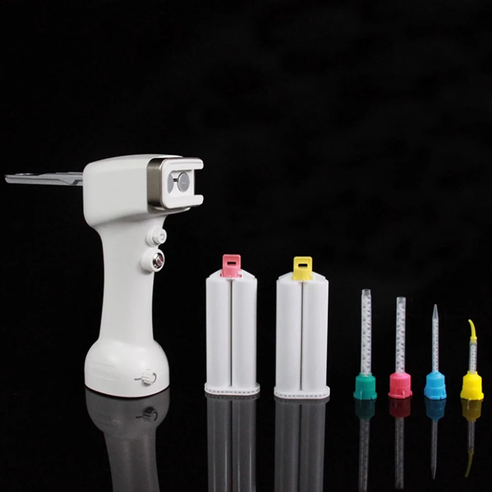 

Wireless Dental Impression Materials Mixing Machine Electric Automatic Impression Silicone VPS Mixer Dispenser Gun
