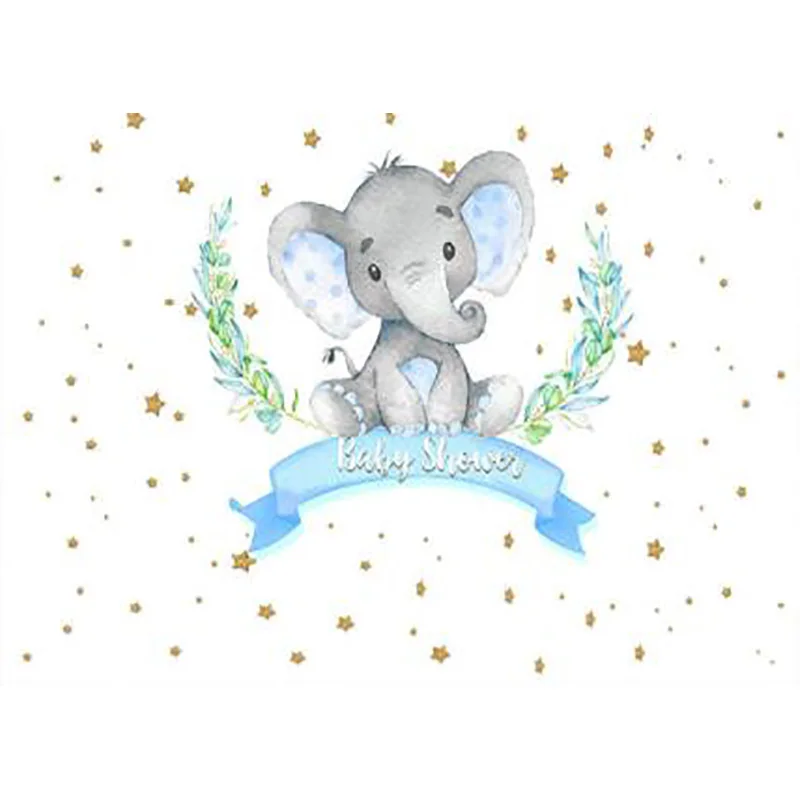 Wild One-Fondo de fotografía de elefante para fiesta de recién nacido, accesorios de 1er cumpleaños de cien días, animales, WP-12 de estudio fotográfico