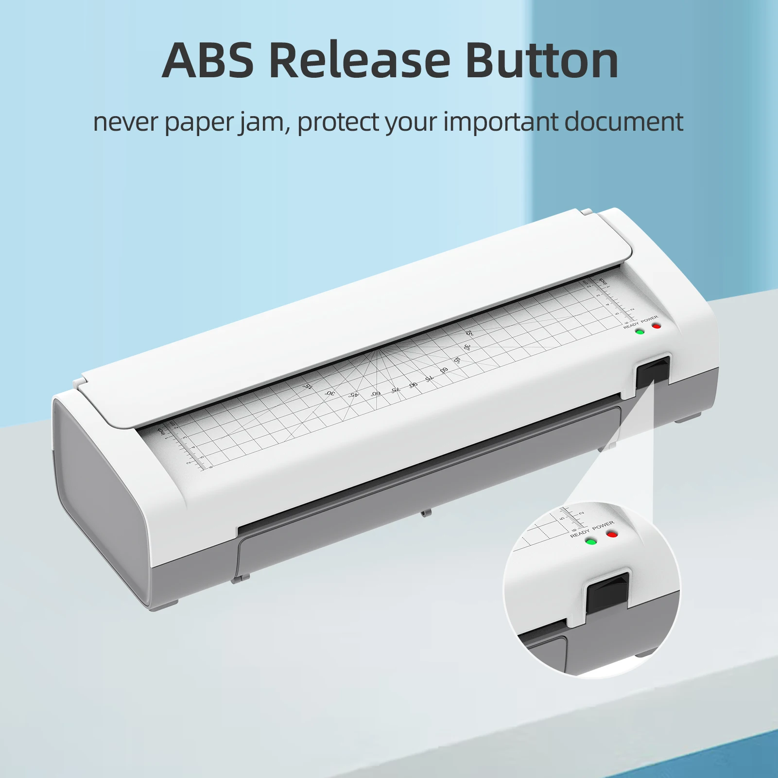 آلة تصفيح سطح المكتب A4 9 بوصة آلة تغليف حرارية تصفيح ساخن وبارد 230 مللي متر عرض الدخول إحماء سريع #6