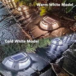 Outdoor Solar Stair Light Driveway Deck Light LED Solar Powered Waterproof Road Markers for Pathway Step Garden Ground Sidewalk